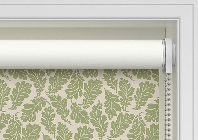 Land & Shore Oak Leaf  (Blackout), Green - Twist&Fit Roller Blind - Image 10